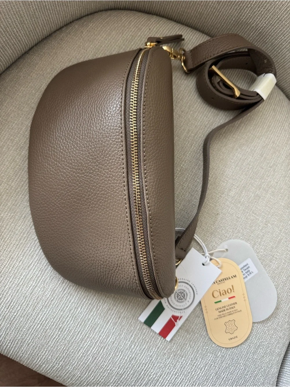 🎉LAST PIECE🎉VIOLA CASTELLANI‎ Made In Italy Leather Belt Bag